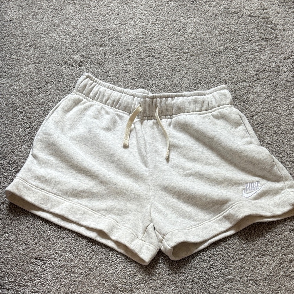 Nike Women's Athletic Cream Shorts